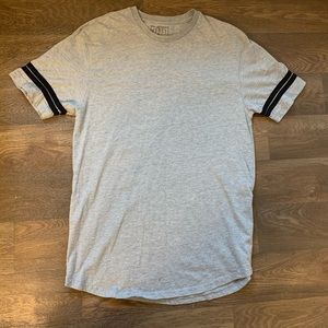 First Draft Gray and black long sleeve, extra long